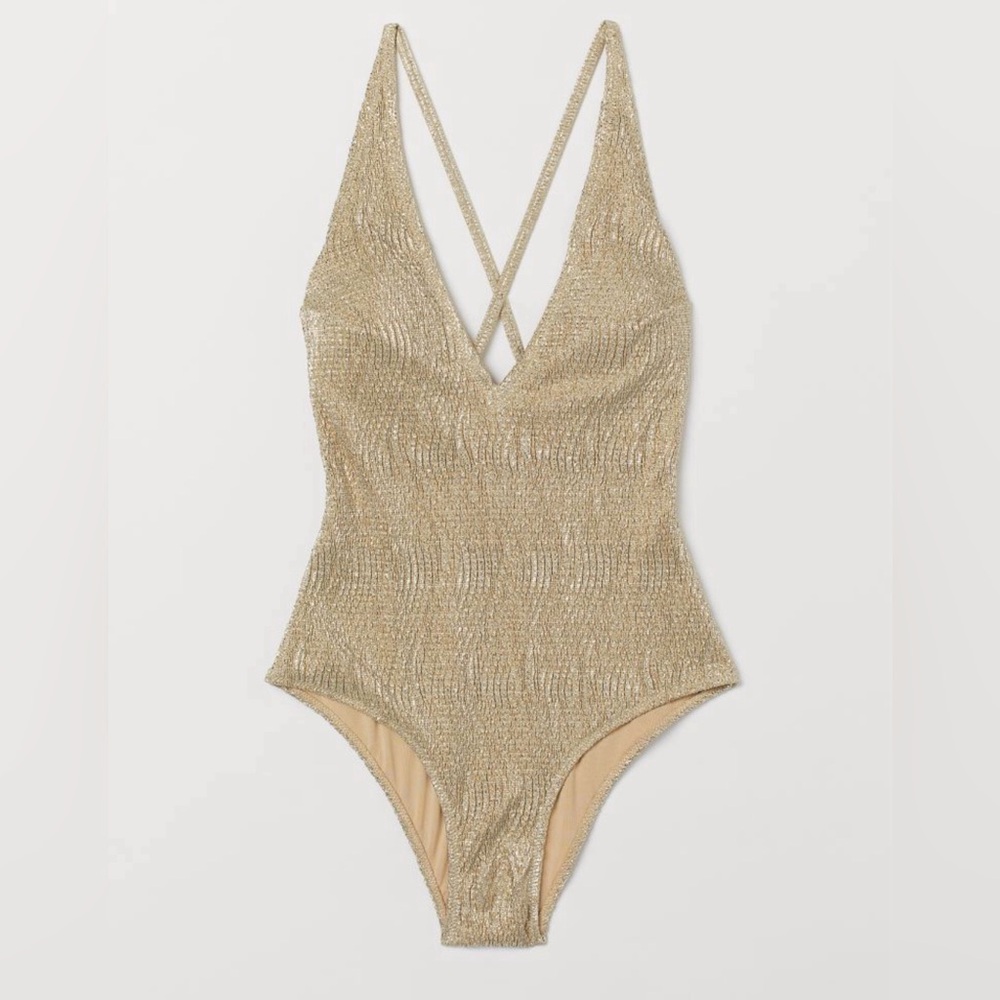 H&M V-neck Swimsuit